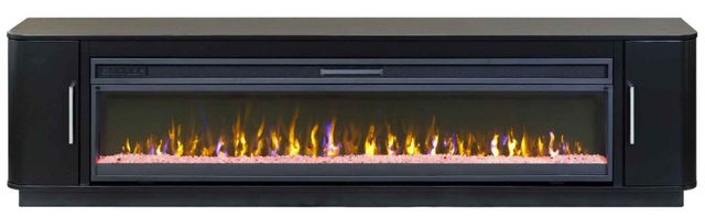 Martin Furniture Uptown Black 96" Fireplace TV Stand-1