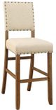 Furniture of America® Sania 5-Piece Ivory/Rustic Oak Bar Table Set-3