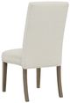 Fairfield® Customizable Entree Dining Straight Tall Back Armless Stack Chair with Mica Legs-3