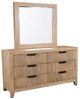 Horizon Home® Palm Beach 5-Piece Driftwood Beige Queen Panel Bedroom Set-4
