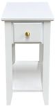 Boulder Creek Furniture Shaker Snow White Chairside Table-3