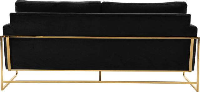 Meridian Furniture Mila Black Velvet Sofa-3