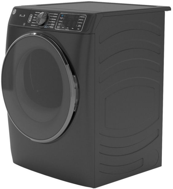 GE® Carbon Graphite Front Load Washer & Electric Dryer Laundry Pair-5