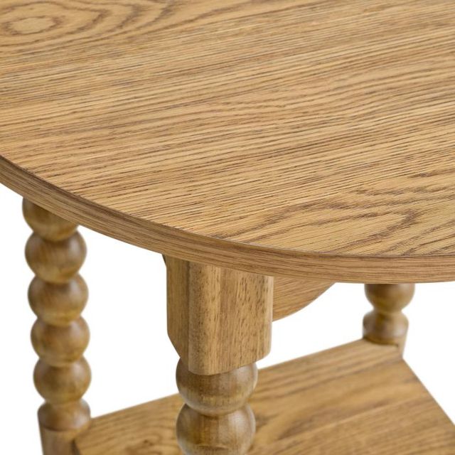 Martin Svensson Turned Wood Prairie Oak End Table-4