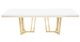 Michael Amini® Palm Gate Cloud White Rectangular Dining Table-2