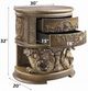 ACME Furniture Constantine Brown/Gold Nightstand-2