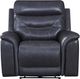 Leather Italia™ Georgetowne Bullard Gray Power Recliner-1