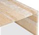 Moe's Home Collection Rosa Beige/Grey/Panther Mixed Marble Coffee Table-3