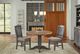 A-America® Port Townsend Seaside Pine 42" Drop Leaf Dining Table with Gull Base-2