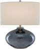 Currey & Company Lucent Blue/Off-White Table Lamp-0