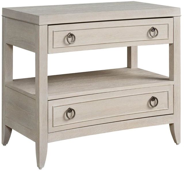 Universal Explore Home™ Avaline White Oak Nightstand-0