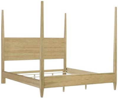 view of the Legacy Classic Today's Traditions Naturaal Hickory Queen Poster Bed