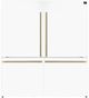 FORNO® Milano 62 in. 34.4 Cu. Ft. White Bottom Freezer Refrigerator-0