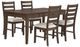 New Classic® Home Furnishings Echo 5-Piece Chestnut Dining Table Set-0