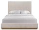 Bernards Elure Beige/Latte Queen Platform Bed-1