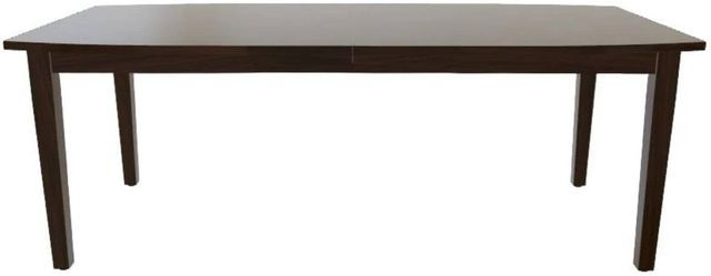 Mavin Customizable 42" x 60" Boat Extendable Dining Table with 2 Leaves-1