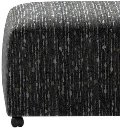Corinthian Furniture Autum Charcoal Ottoman-1