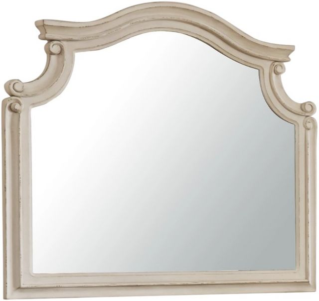 Signature Design by Ashley® Realyn Chipped White Bedroom Mirror