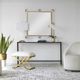 Uttermost® Balkan Metallic Gold Leaf Square Mirror-1