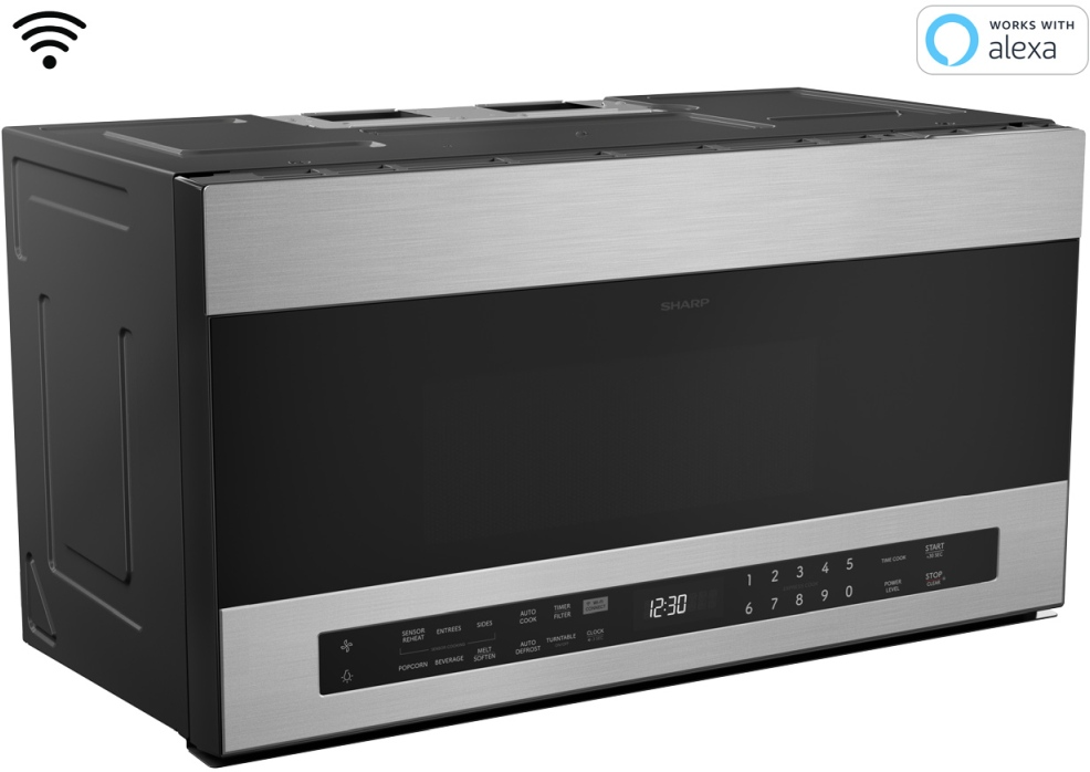 Sharp Smart Over-the-Range Microwave Oven - Thumbnail 2