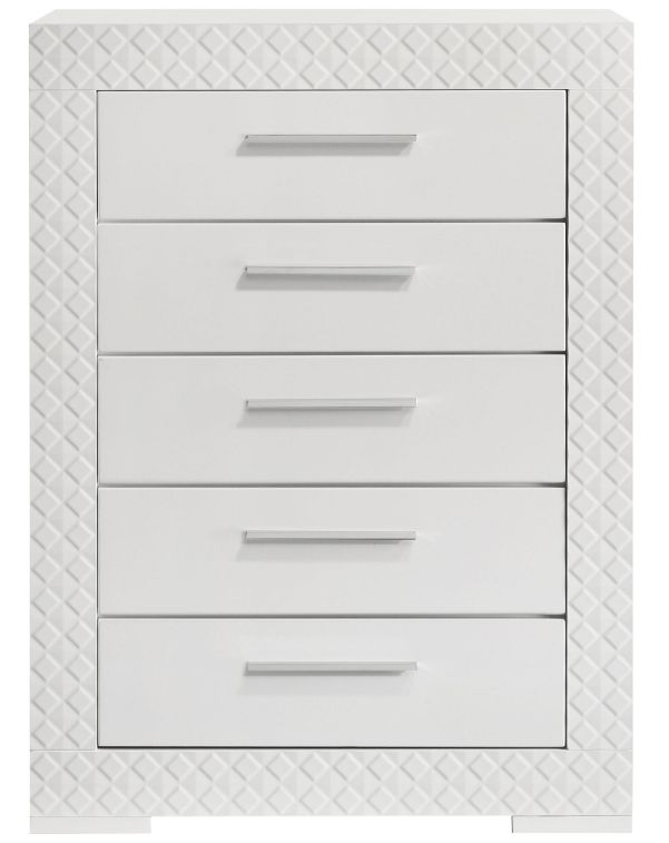 Coaster® Ives White High Gloss Chest-1