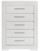 Coaster® Ives White High Gloss Chest-1