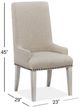 Magnussen Home® Bronwyn Alabaster/Baja Natural Upholstered Host Side Chair-2