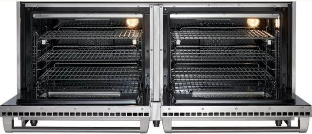 Wolf® 60" Stainless Steel Pro Style Natural Gas Range-1