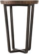 Hooker® Furniture Parkcrest Copper Round Martini Table with Dark Metal Base-0