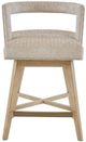 Olliix by Madison Park Cream Glenwood Swivel Counter Stool-1