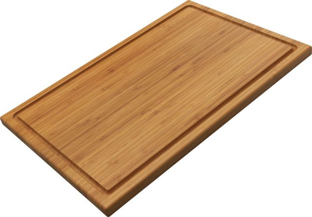 The Galley® Natural Golden Bamboo Upper Tier Cutting Board-0