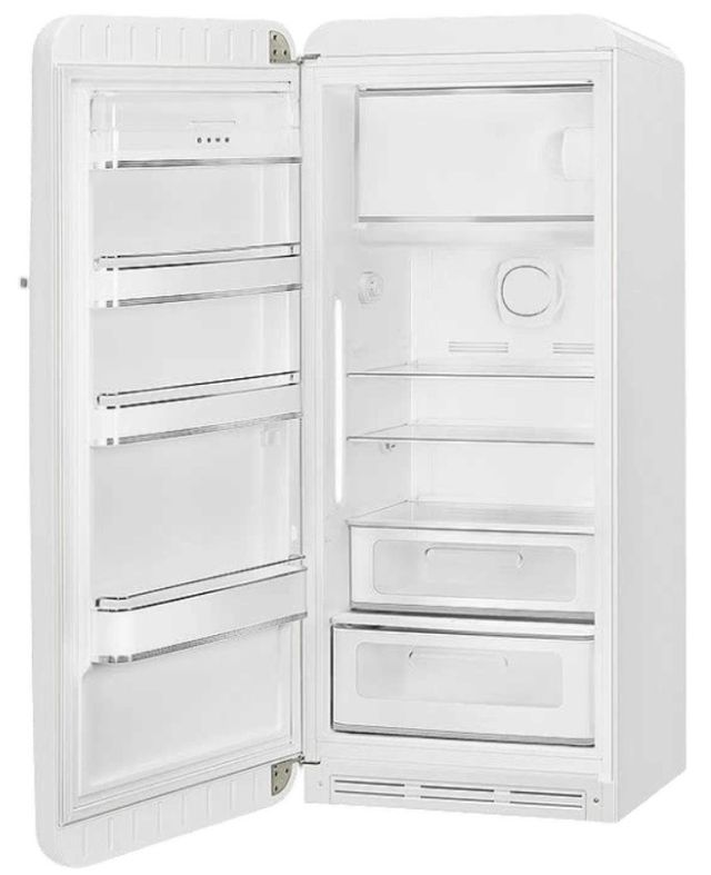 Smeg 50's Retro Style 9.9 Cu. Ft. White Compact Refrigerator-1