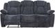 Primo™ International Anakin Dark Grey Manual Reclining Sofa with Lever-3