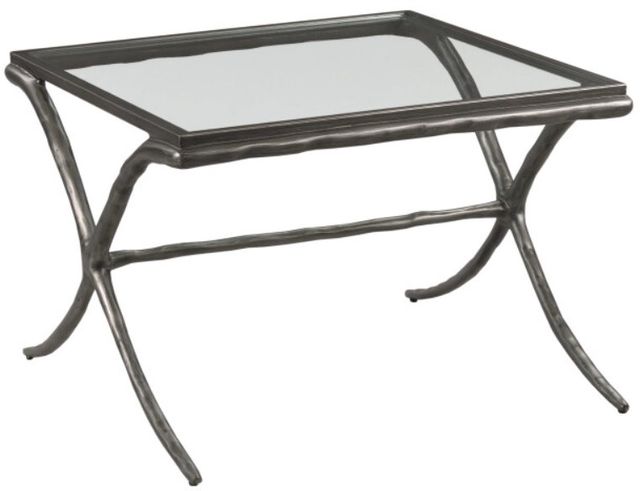 Kincaid® Milan-Acquisitions Glass Top Coffee Table with Gray Base-0