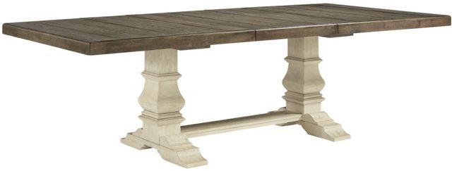 Signature Design by Ashley® Bolanburg 7-Piece Antique White/Brown Dining Set-1
