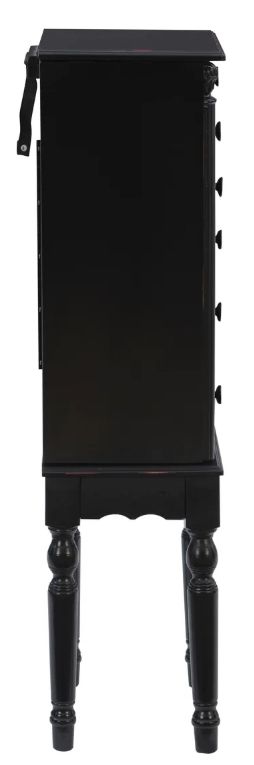 Powell® Ollie Black Jewelry Armoire-4