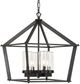 Uttermost® Evanston Matte Black 4-Light Indoor-Outdoor Pendant-3
