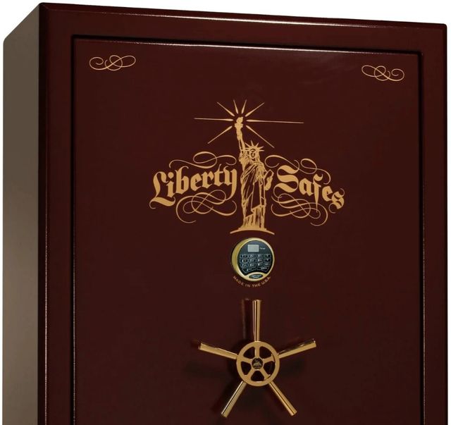 Liberty Safe Presidential Burgundy Marble 50 Electronic Lock Gun Safe-1