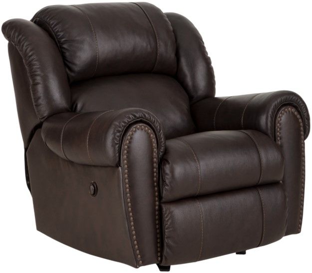 HomeStretch Laredo Dark Brown Power Rocker Recliner-0