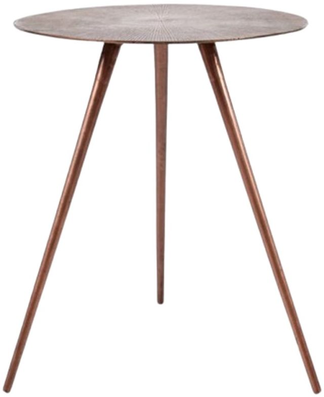 Jofran Inc. Global Archive Carly 3-Piece Brass/Bronze/Copper Accent Table Set-2