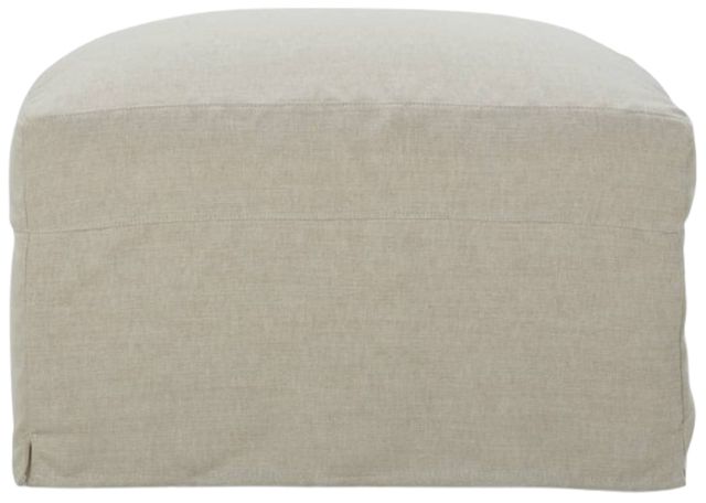 Rowe® Customizable Lilah Slipcovered Ottoman-2