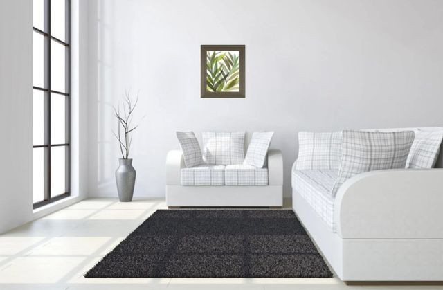 Classy Art Tropical Greens l by Rebecca Meyers Framed Print Wall Art-2