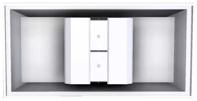 Vent-A-Hood® Designer Series 60" White Island Range Hood-2