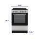 Element® 24" Stainless Steel Freestanding Electric Range-1