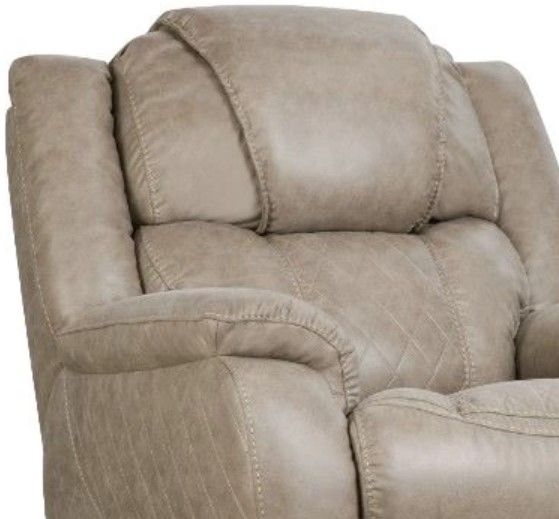 HomeStretch Daytona Beige Foam Arm Manual Rocker Recliner-1