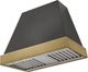 AGA Euclid 36" Slate Wall Mounted Range Hood  with Antique Brass Trim-0