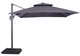 Furniture of America® Hero Gray Aluminum/Polyester Outdoor Patio Umbrella and Base-0