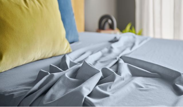 Tempur-Pedic® ProAir™ 4-Piece Sleepy Blue Cotton/TENCEL™ Lyocell California King Sheet Set-4