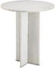 Currey & Company Harmon White Accent Table-0
