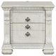 Furniture of America® Promenade Wire Brushed White Nightstand-2